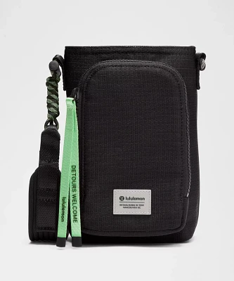 Water Bottle Crossbody with Front Pocket *Paracord | Men's Bags,Purses,Wallets