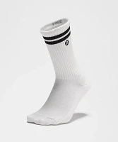 Unisex Daily Essential Crew Socks 3 Pack *Stripe |