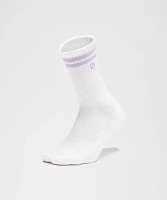 Unisex Daily Essential Crew Socks 3 Pack *Stripe | Men's