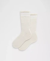 Unisex Daily Essential Crew Socks *Stripe | Men's