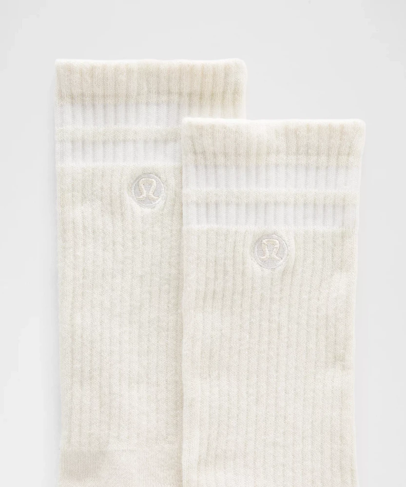 Unisex Daily Essential Crew Socks *Stripe | Men's