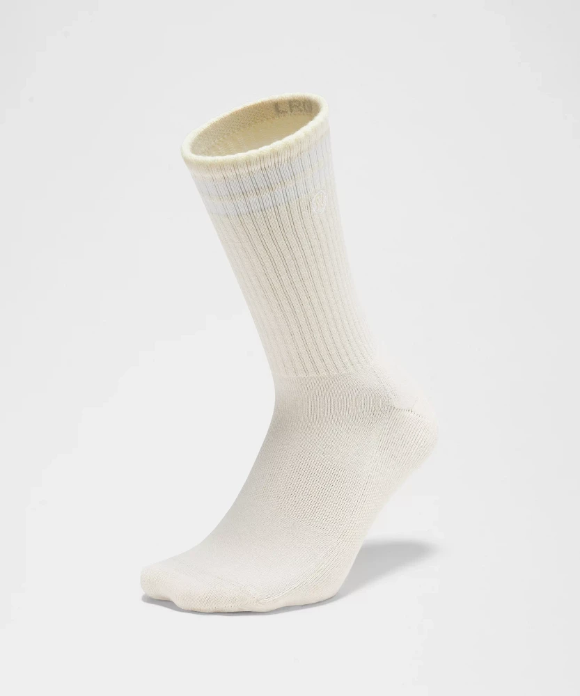 Unisex Daily Essential Crew Socks *Stripe | Men's
