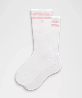 Unisex Daily Essential Crew Socks *Stripe | Men's