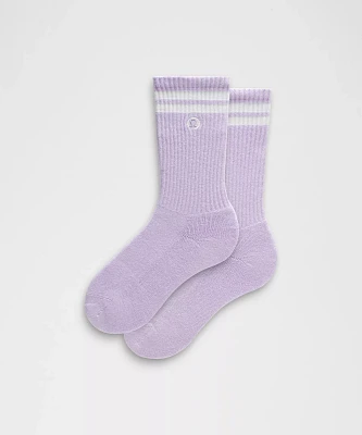 Unisex Daily Essential Crew Socks *Stripe | Men's