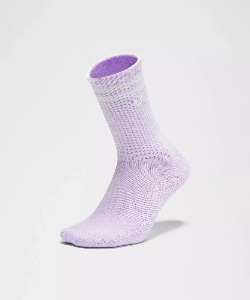 Unisex Daily Essential Crew Socks *Stripe | Men's