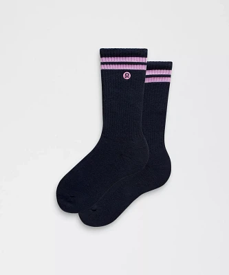 Unisex Daily Essential Crew Socks *Stripe | Men's