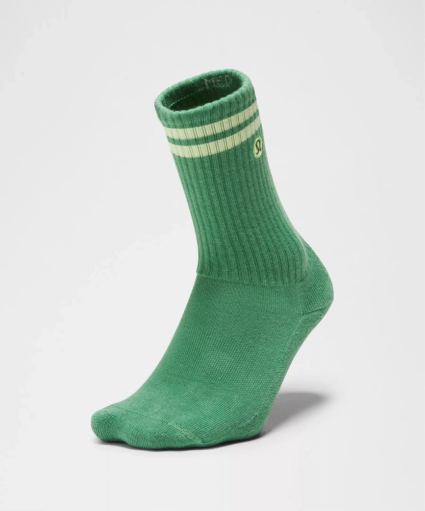 Unisex Daily Essential Crew Socks *Stripe | Men's