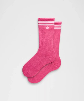 Unisex Daily Essential Crew Socks *Stripe |