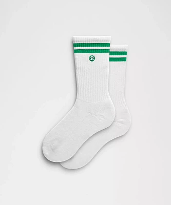 Unisex Daily Essential Crew Socks *Stripe | Men's