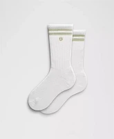 Unisex Daily Essential Crew Socks *Stripe | Men's