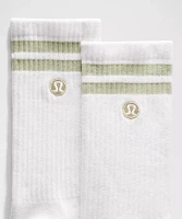 Unisex Daily Essential Crew Socks *Stripe | Men's