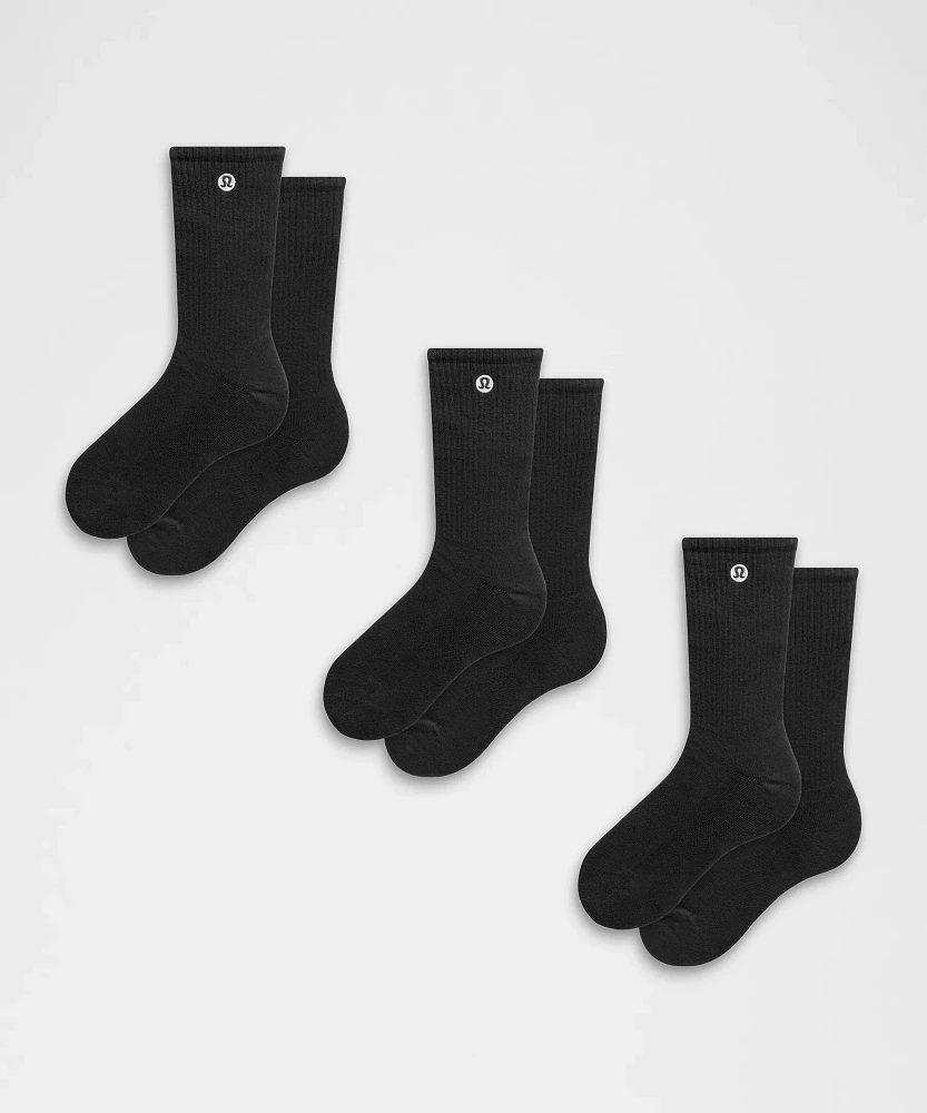 Unisex Daily Essential Crew Socks *3 Pack |