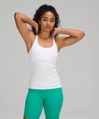 Lululemon Women's Power Dance Yoga Tank Top Shirt Size 8 Heathered Concord  Grape