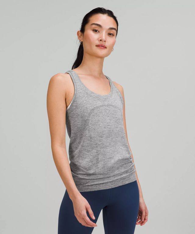 Lululemon athletica Base Pace Two-Toned Ribbed Tank Top