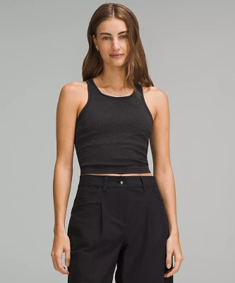 Ebb to Street Cropped Racerback Tank Top *Light Support, B/C Cup | Women's Sleeveless & Tops