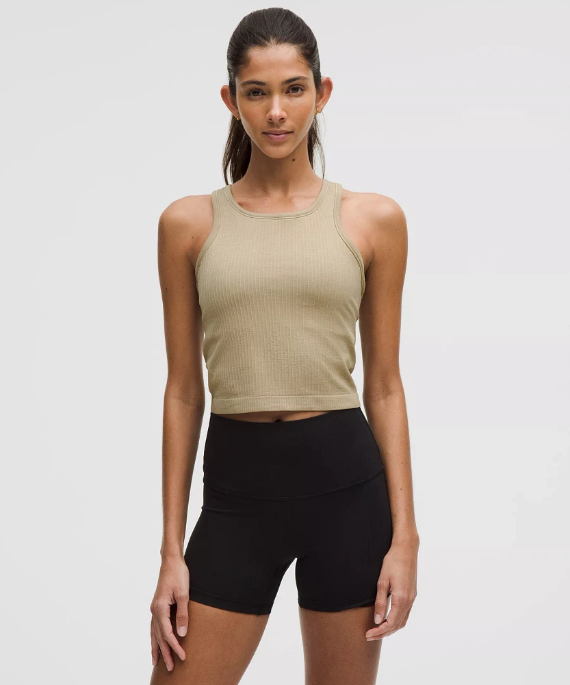 Ebb to Street Cropped Racerback Tank Top *Light Support, B/C Cup | Women's Sleeveless & Tops