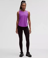 High-Neck Split-Hem Running Tank Top | Women's Sleeveless & Tops