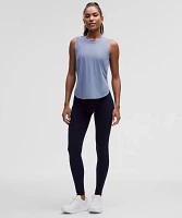 High-Neck Split-Hem Running Tank Top | Women's Sleeveless & Tops