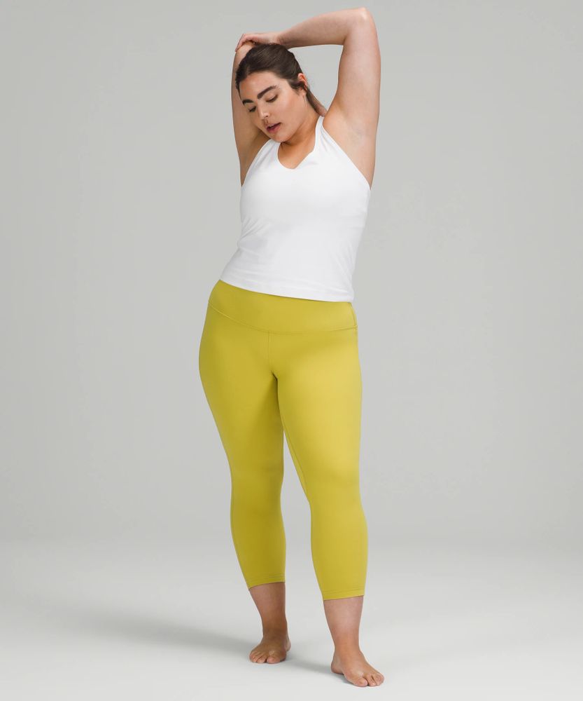 Lululemon athletica Nulu and Mesh-Back Shelf-Bra Yoga Tank Top, Women's  Sleeveless & Tops