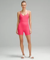 Ribbed Contoured Unitard 6" | Women's Jumpsuits