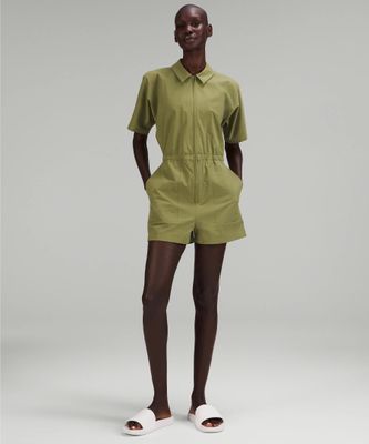 lululemon lab Zip-Front Collared Romper | Women's Dresses