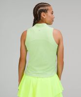 Front-Zip Mock-Neck Tennis Tank Top | Women's Sleeveless & Tops