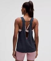 2-in-1 Cut-Out Yoga Tank Top *A/B Cup | Women's Sleeveless & Tops