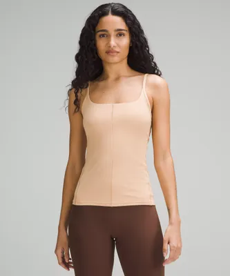 Straight Strap Close-to-Body Shelf Tank Top *Online Only | Women's Sleeveless & Tops
