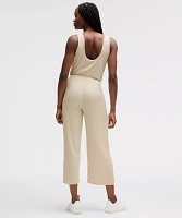 Cropped Wide-Leg Ribbed Jumpsuit | Women's Jumpsuits