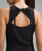 Modal Silk Twist-Back Yoga Tank Top | Women's Sleeveless & Tops