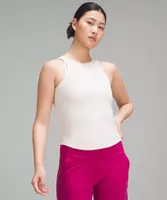 Modal Silk Twist-Back Yoga Tank Top | Women's Sleeveless & Tops