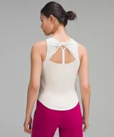 Modal Silk Twist-Back Yoga Tank Top | Women's Sleeveless & Tops