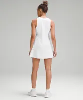 Grid-Texture Sleeveless Linerless Tennis Dress | Women's Dresses