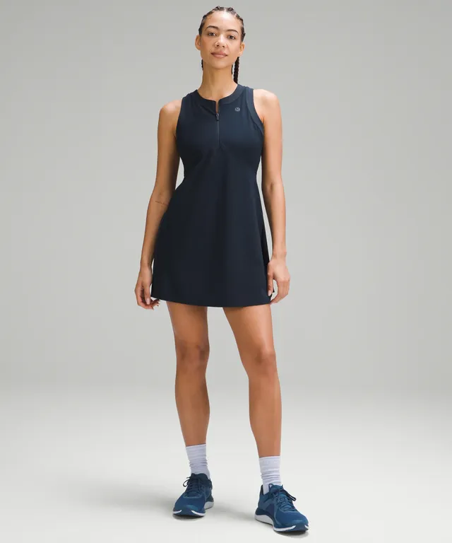 Lululemon athletica Grid-Texture Sleeveless Tennis Dress