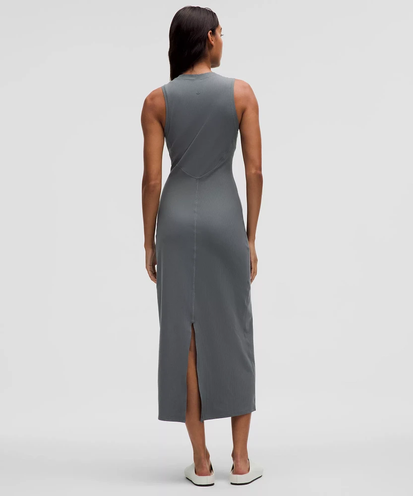 All Aligned Ribbed Midi Dress | Women's Dresses