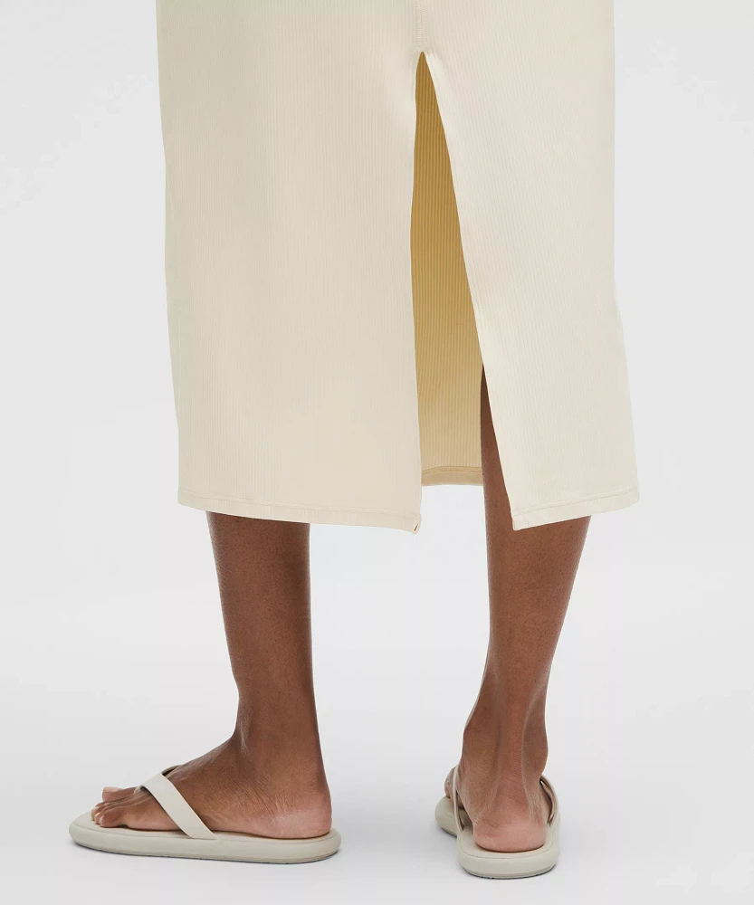All Aligned Ribbed Midi Dress | Women's Dresses