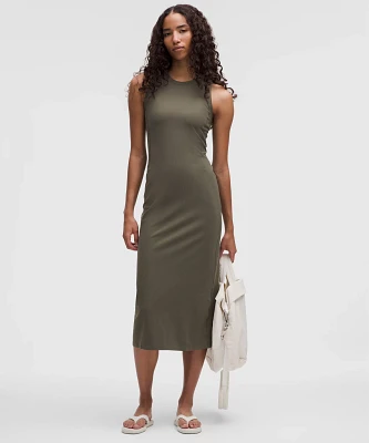 All Aligned Ribbed Midi Dress | Women's Dresses