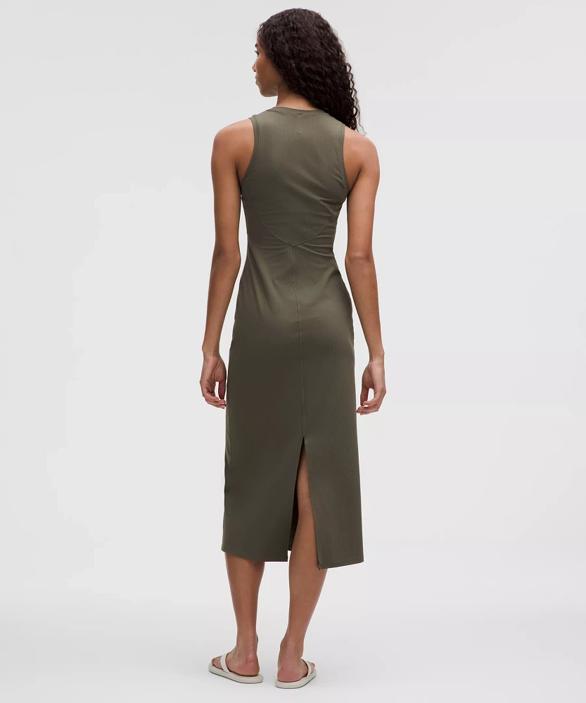 All Aligned Ribbed Midi Dress | Women's Dresses
