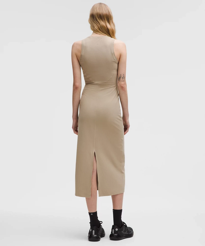 All Aligned Ribbed Midi Dress | Women's Dresses