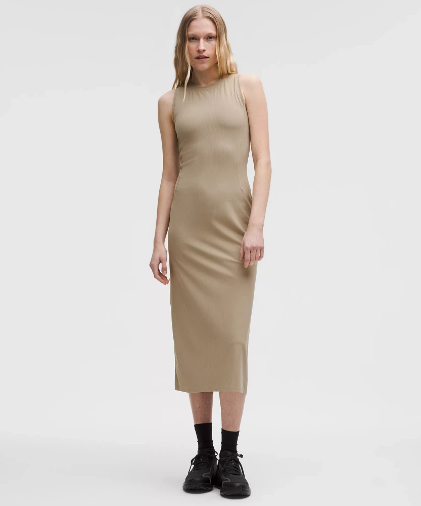 All Aligned Ribbed Midi Dress | Women's Dresses
