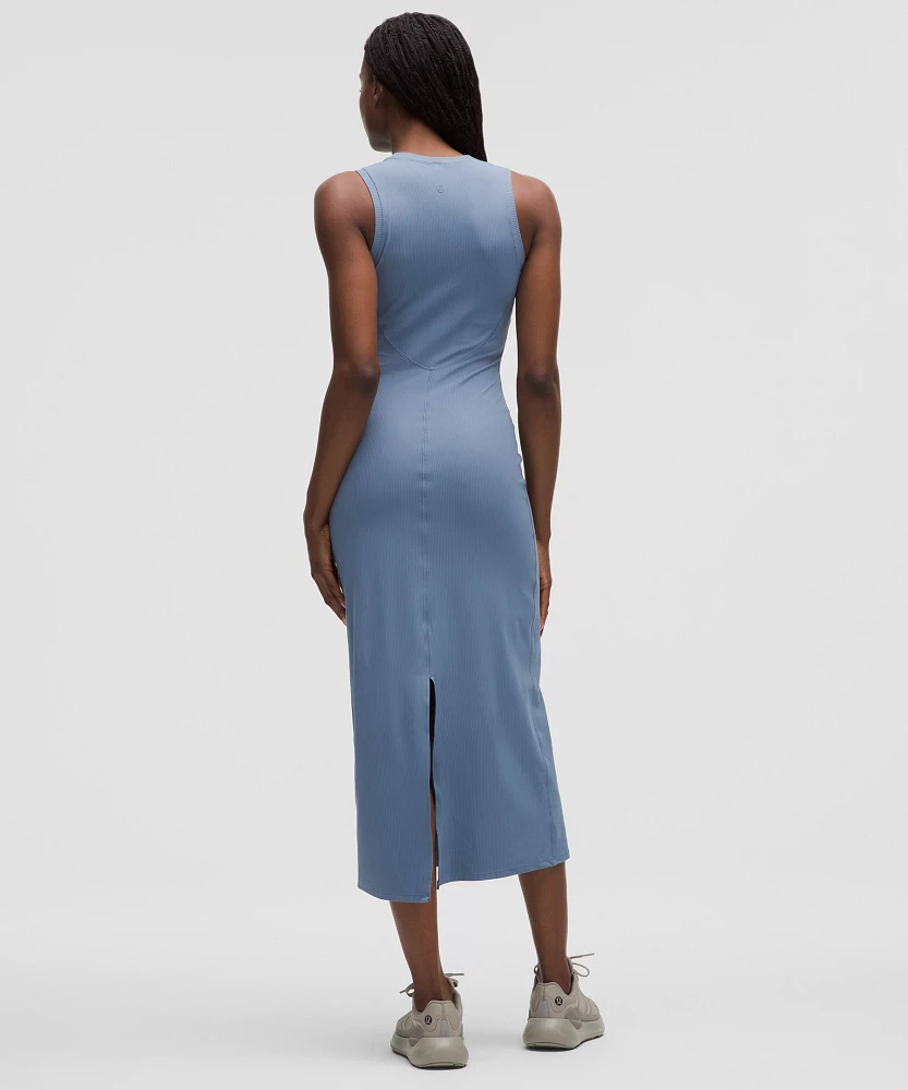All Aligned Ribbed Midi Dress | Women's Dresses
