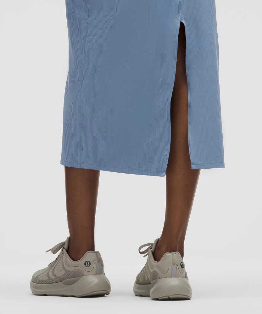 All Aligned Ribbed Midi Dress | Women's Dresses