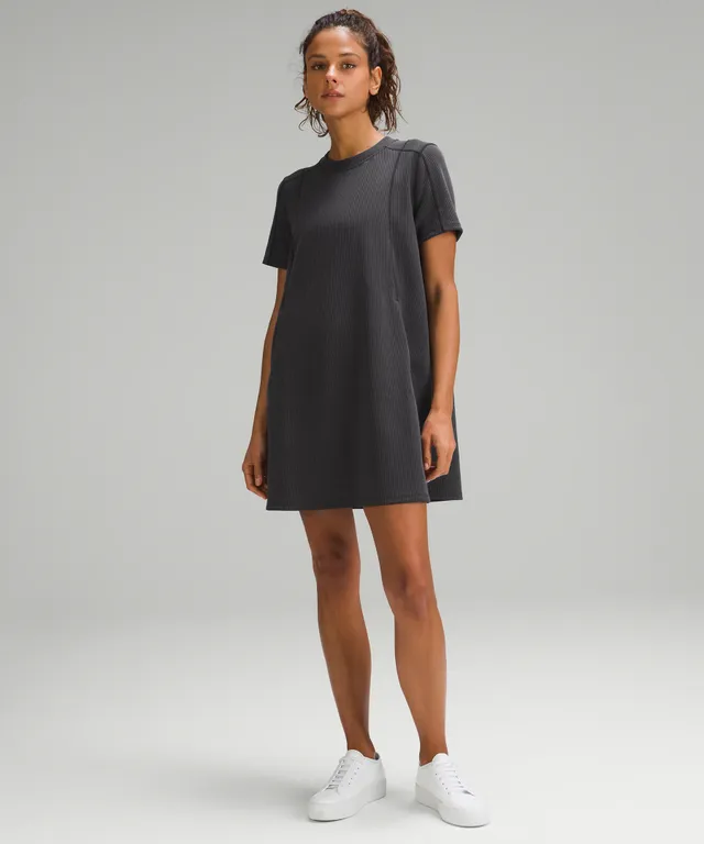 lululemon ribbed dress Lululemon athletica All Aligned Ribbed Midi Dress | Women's Dresses