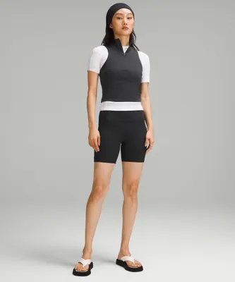 Tight-Fit Lined Half-Zip Tank Top *Online Only | Women's Sleeveless & Tops