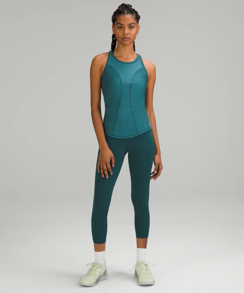 Lululemon athletica Asymmetrical Ribbed Cotton Tank Top, Women's  Sleeveless & Tops