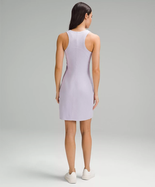 ribbed softstreme slim fit tank dress Lululemon Ribbed Softstreme Slim-Fit Tank