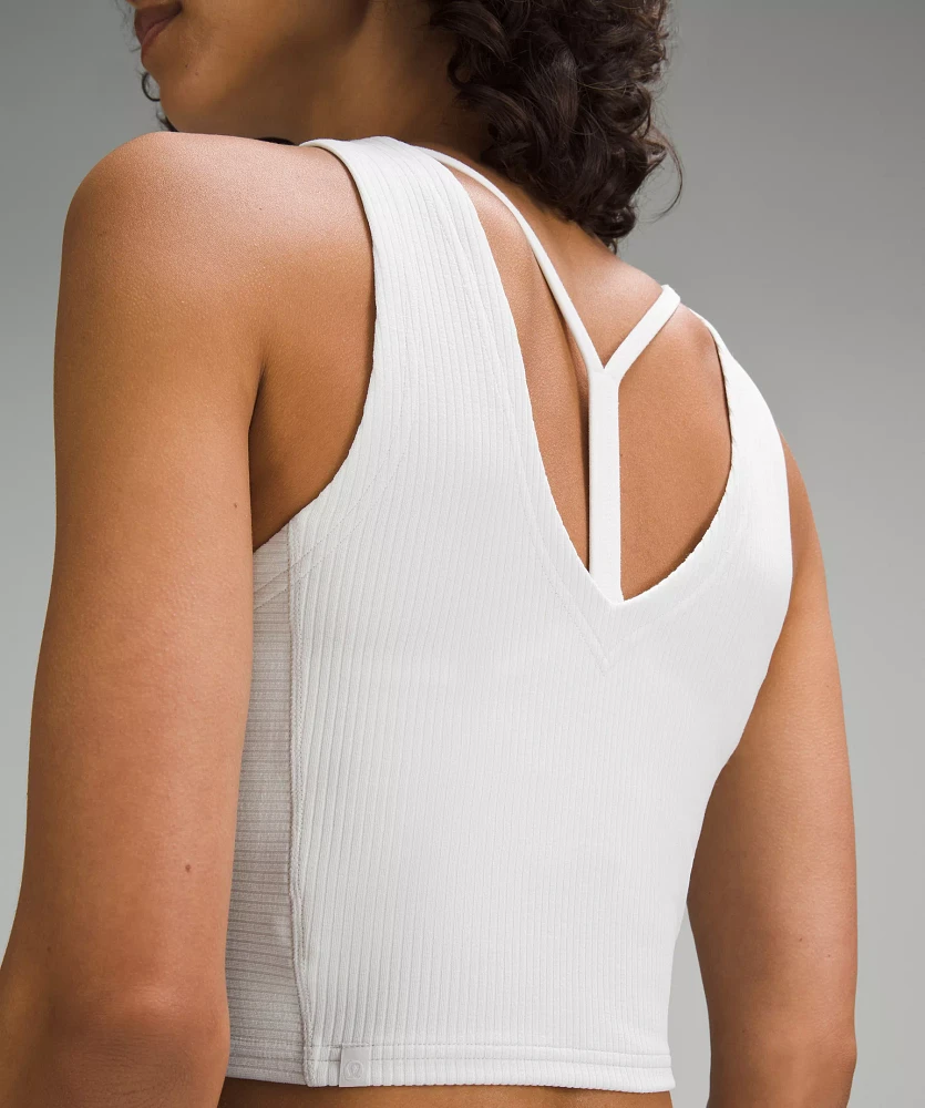 Ribbed Softstreme Cropped Tank Top | Women's Sleeveless & Tops