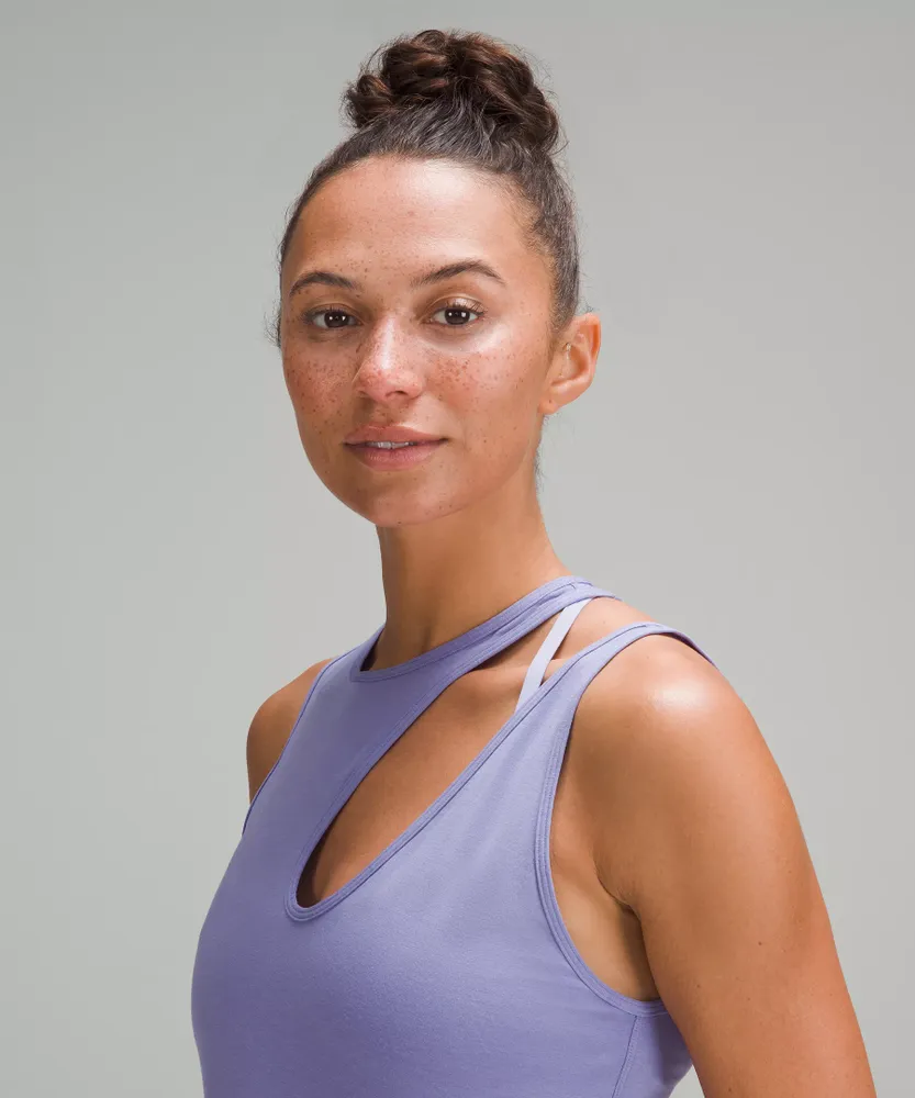 Shoulder Cut-Out Yoga Tank Top | Women's Sleeveless & Tops