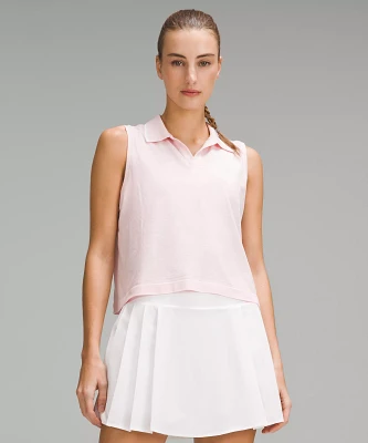 Swiftly Tech Sleeveless Polo Shirt *Colour Tip | Women's & Tank Tops