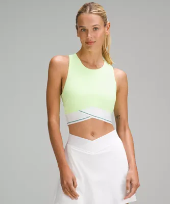 V-Waist Cropped Tennis Tank Top | Women's Sleeveless & Tops